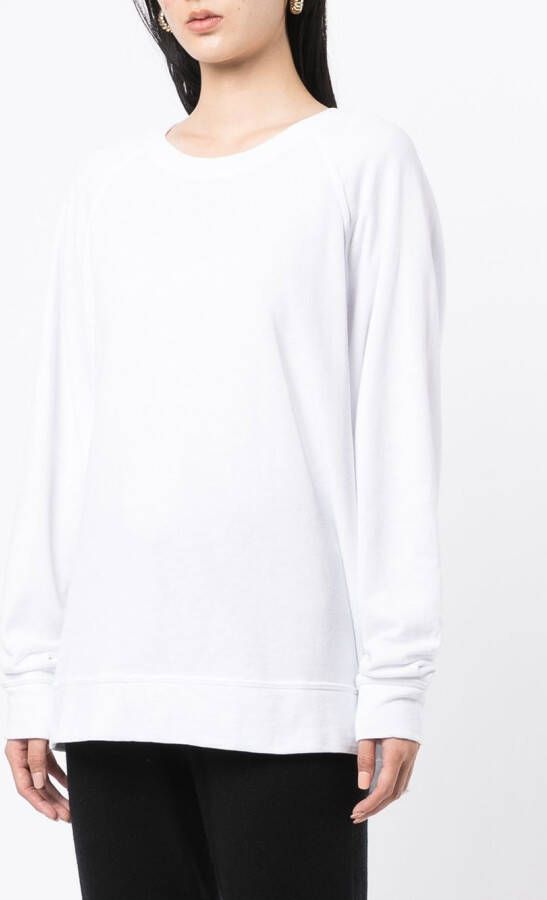 James Perse Sweater met ronde hals Wit