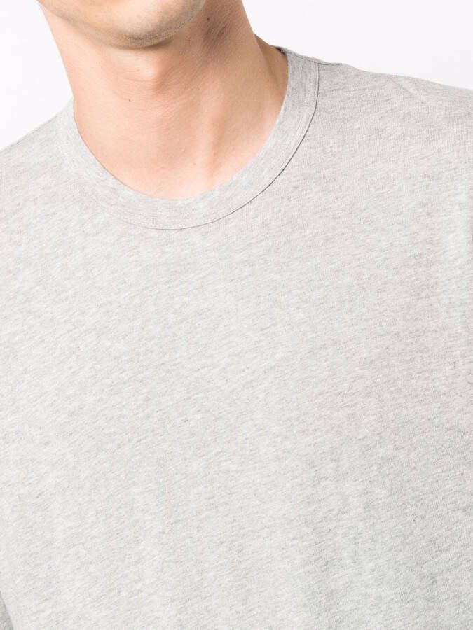 James Perse T-shirt met melange-effect Grijs