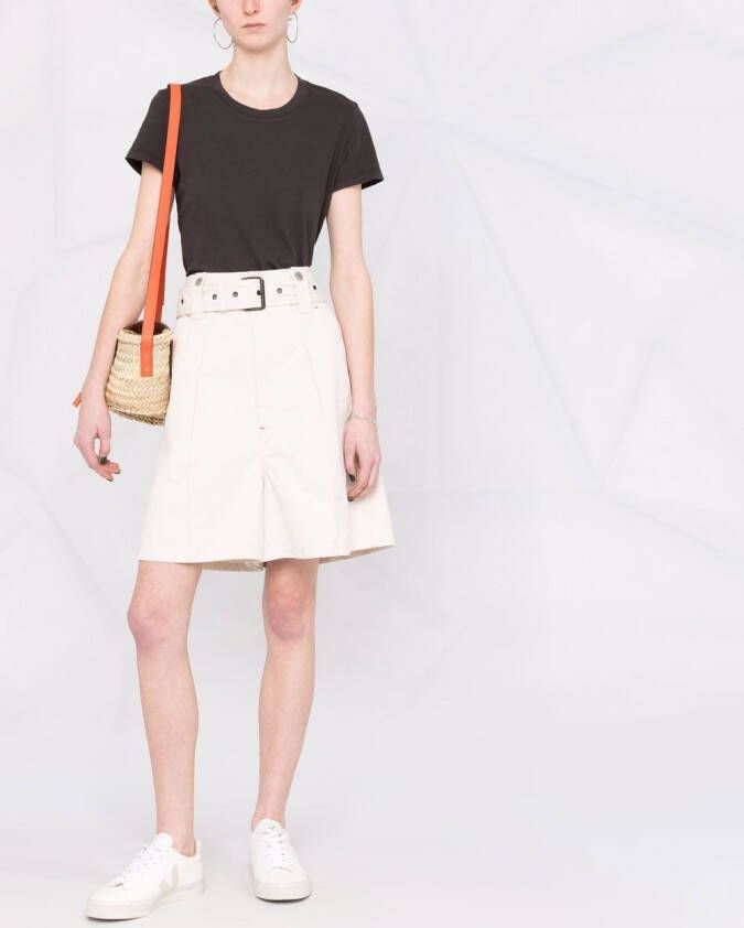 James Perse T-shirt met raglanmouwen Grijs