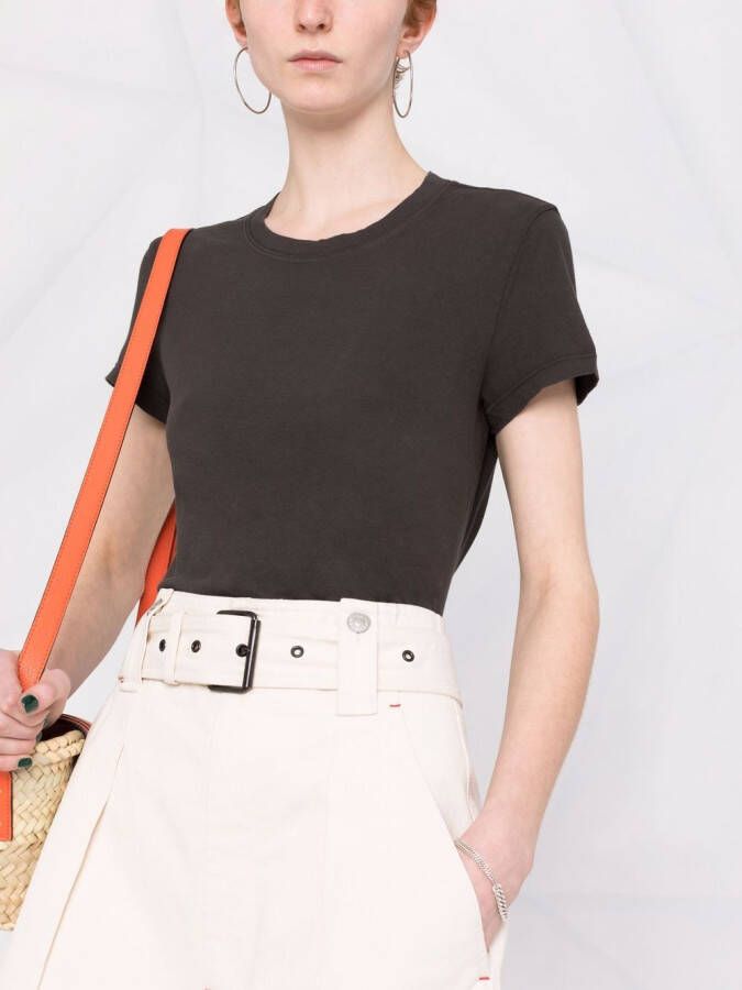 James Perse T-shirt met raglanmouwen Grijs
