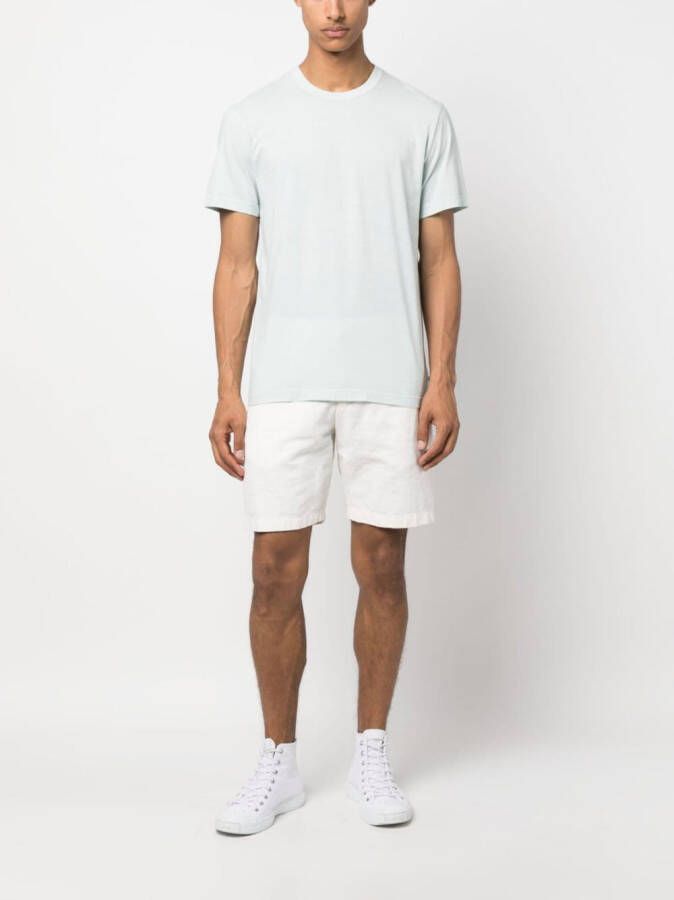 James Perse T-shirt met ronde hals Blauw