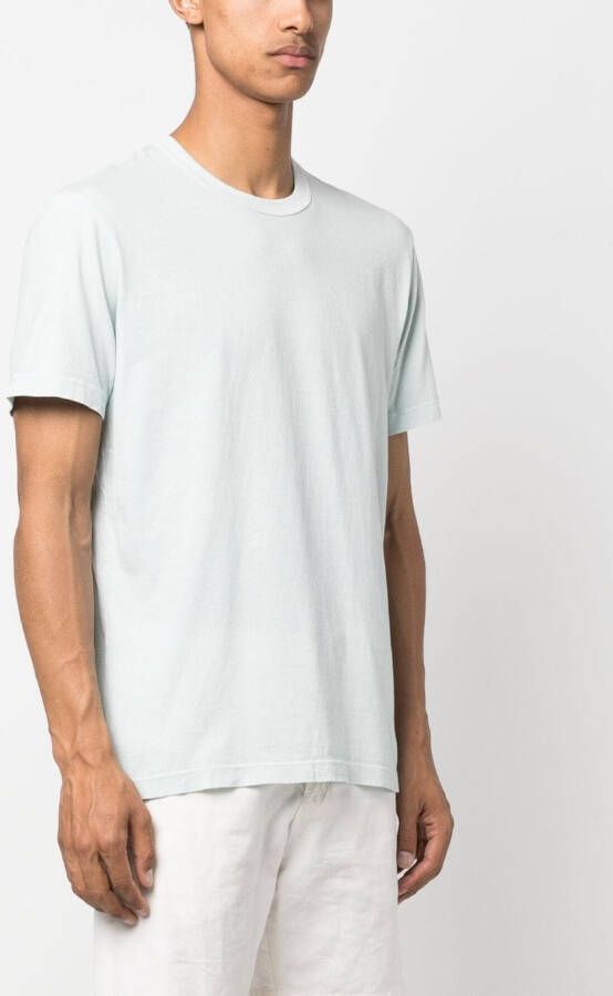 James Perse T-shirt met ronde hals Blauw