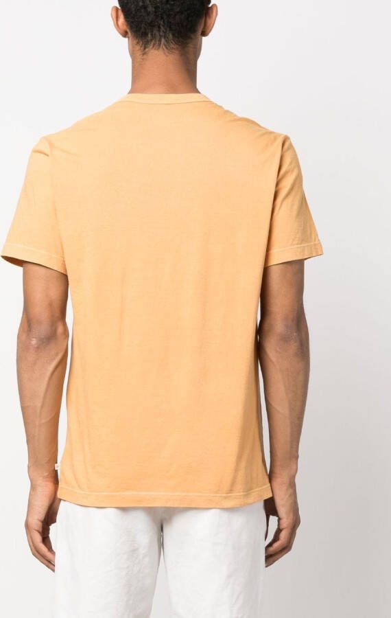 James Perse T-shirt met ronde hals Geel