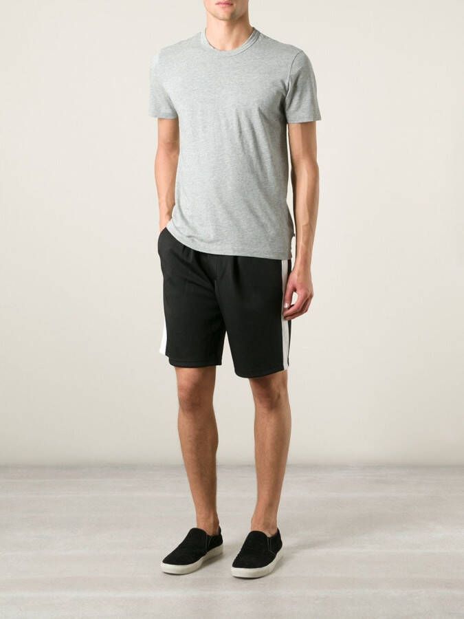 James Perse T-shirt met ronde hals Grijs