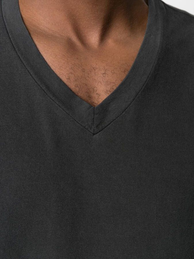 James Perse T-shirt met V-hals Grijs
