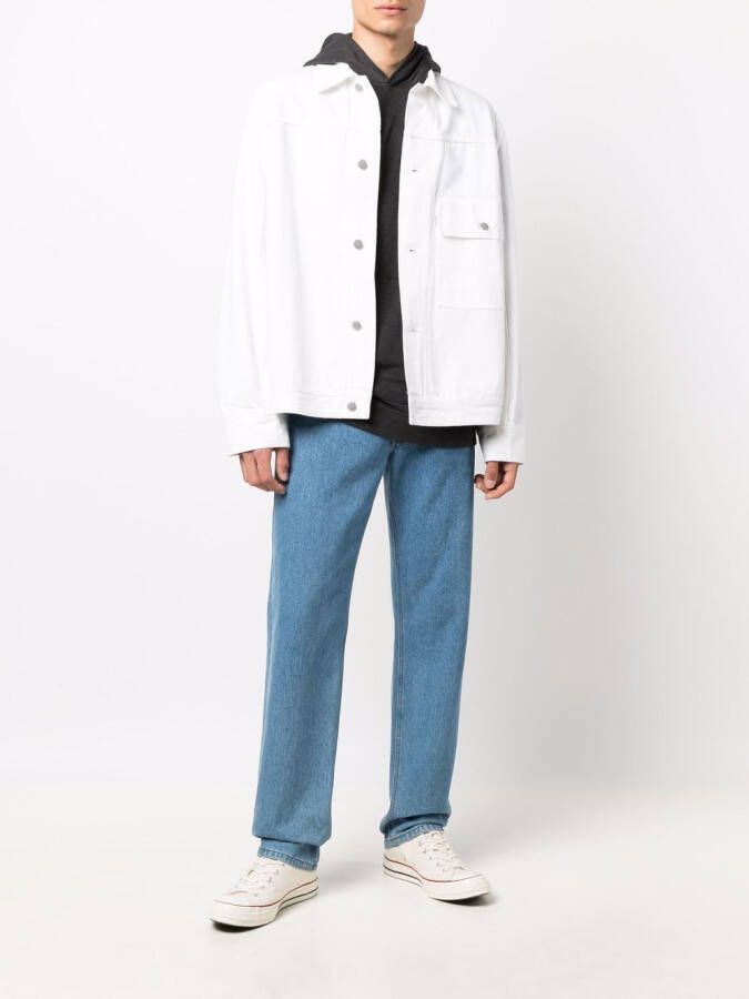 James Perse Terry hoodie Grijs