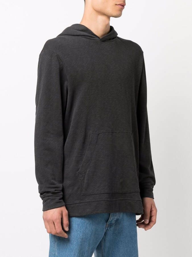James Perse Terry hoodie Grijs