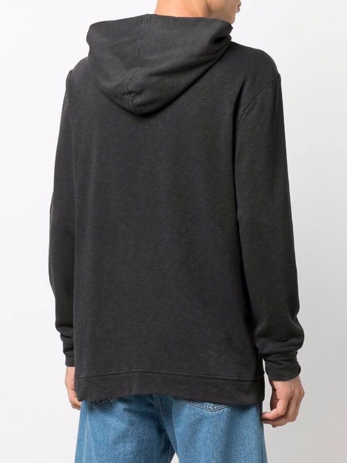 James Perse Terry hoodie Grijs