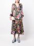 JANE Raphaella midi-jurk met bloemenprint Veelkleurig - Thumbnail 2