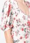 JANE Midi-jurk met bloemenprint Wit - Thumbnail 5