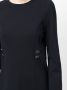 JANE Midi-jurk met ronde hals Blauw - Thumbnail 5