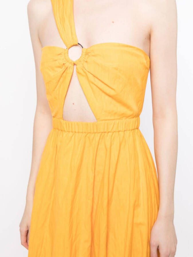 Jason Wu Asymmetrische jurk Oranje
