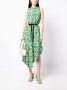 Jason Wu Asymmetrische mini-jurk Groen - Thumbnail 2