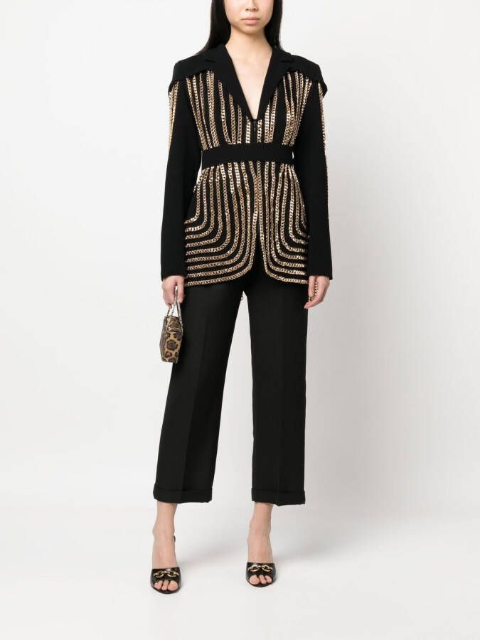 JEAN-LOUIS SABAJI Blazer met enkele rij knopen Zwart