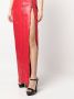 JEAN-LOUIS SABAJI Jurk van imitatieleer Rood - Thumbnail 5