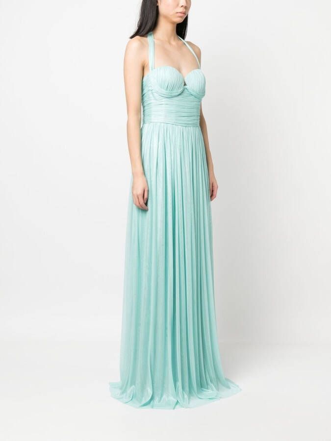 JEAN-LOUIS SABAJI Strapless maxi-jurk Blauw