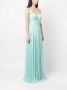 JEAN-LOUIS SABAJI Strapless maxi-jurk Blauw - Thumbnail 3