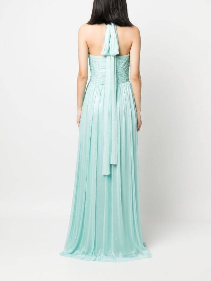 JEAN-LOUIS SABAJI Strapless maxi-jurk Blauw