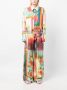 Jean Paul Gaultier Blouse met abstracte print Beige - Thumbnail 2