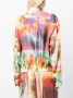 Jean Paul Gaultier Blouse met abstracte print Beige - Thumbnail 4