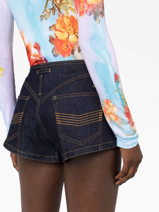 Jean Paul Gaultier Denim shorts Blauw