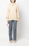 Jean Paul Gaultier Hoodie met veters Beige - Thumbnail 2