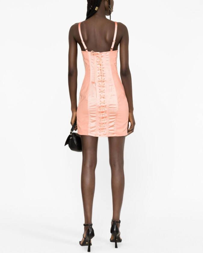 Jean Paul Gaultier Mini-jurk met print Oranje