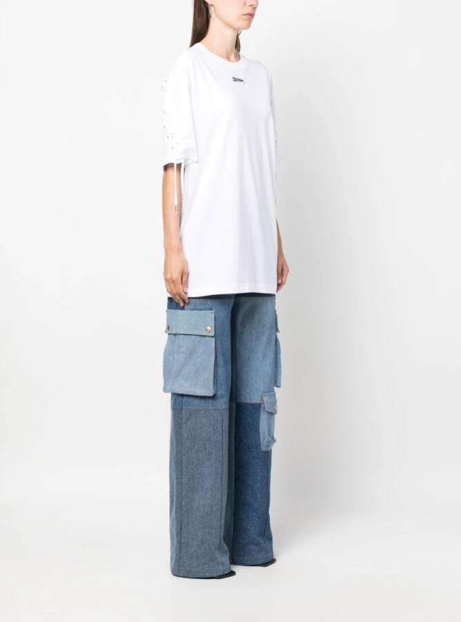 Jean Paul Gaultier T-shirt met logoprint Wit