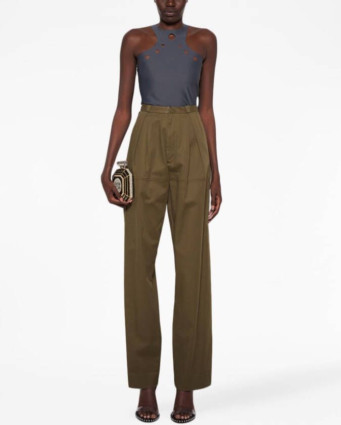 Jean Paul Gaultier Top met ronde hals Grijs