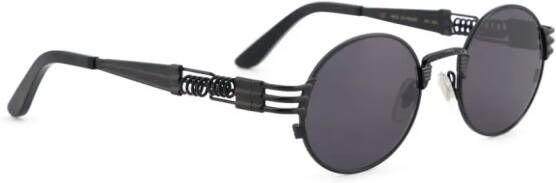 Jean Paul Gaultier The Black 55-3175 zonnebril met rond montuur Zwart