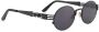 Jean Paul Gaultier The Black 55-3175 zonnebril met rond montuur Zwart - Thumbnail 2