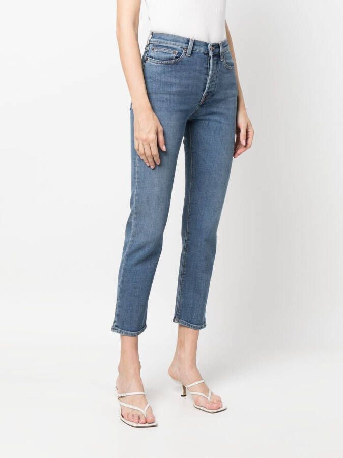 Jeanerica Cropped jeans Blauw
