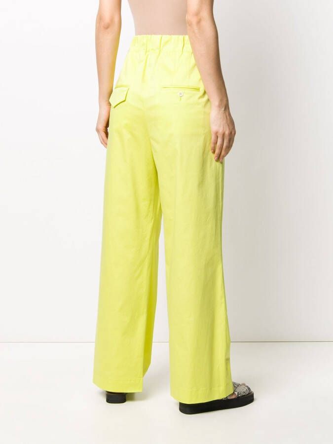 Jejia Broek met elastische taille Geel