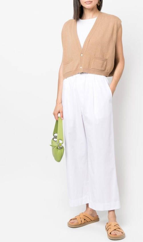 Jejia Culotte met elastische taille Wit