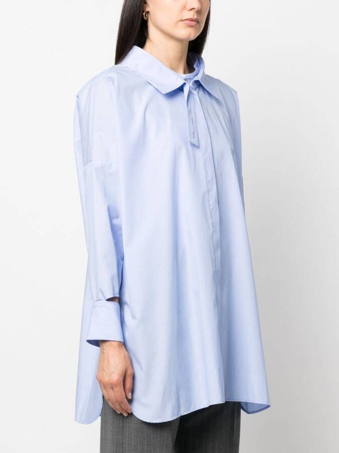 Jejia Blouse met uitgesneden detail Blauw