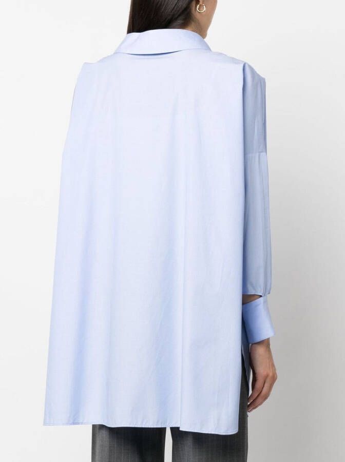 Jejia Blouse met uitgesneden detail Blauw