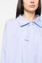 Jejia Blouse met uitgesneden detail Blauw - Thumbnail 5