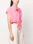 Jejia Zijden blouse Roze - Thumbnail 3