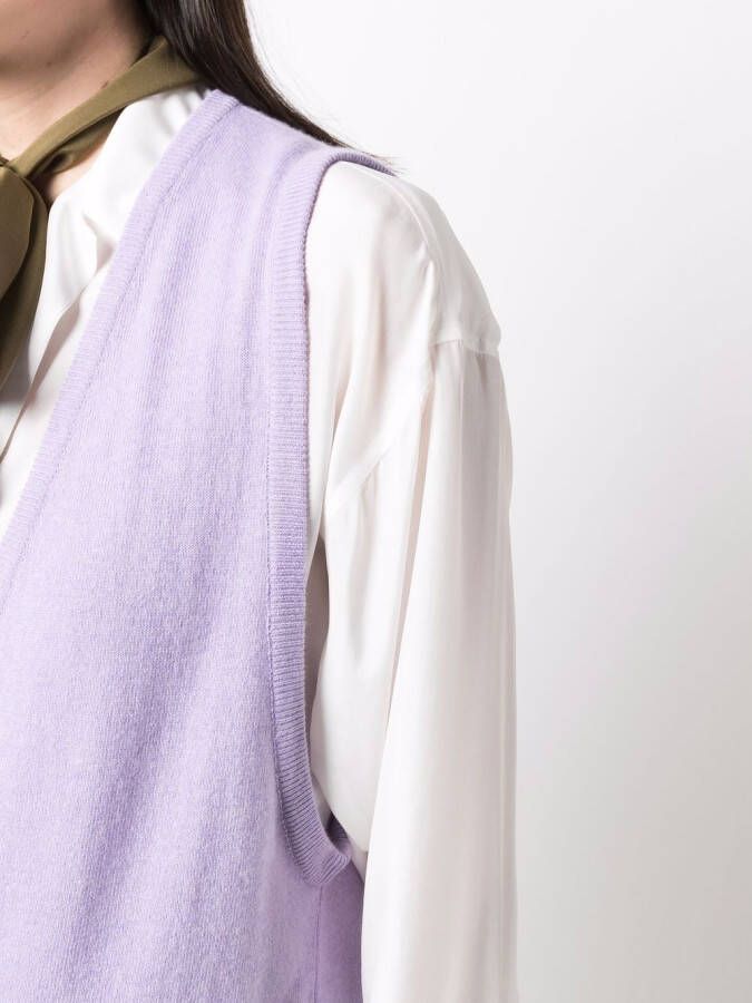 Jejia Gebreid gilet Paars