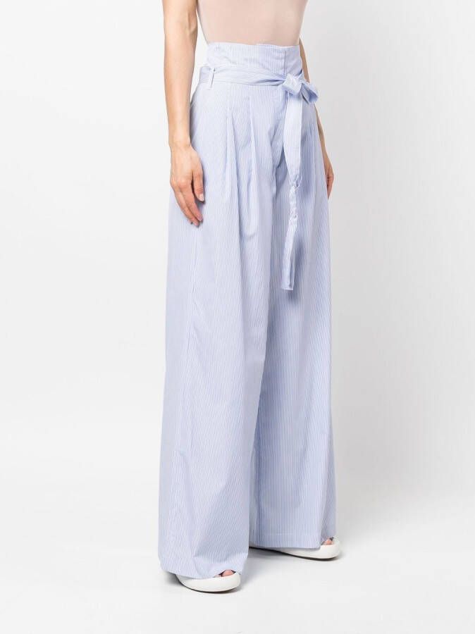 Jejia Gestreepte palazzo broek Blauw