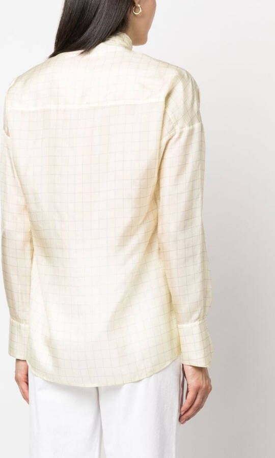 Jejia Blouse met strikdetail Geel