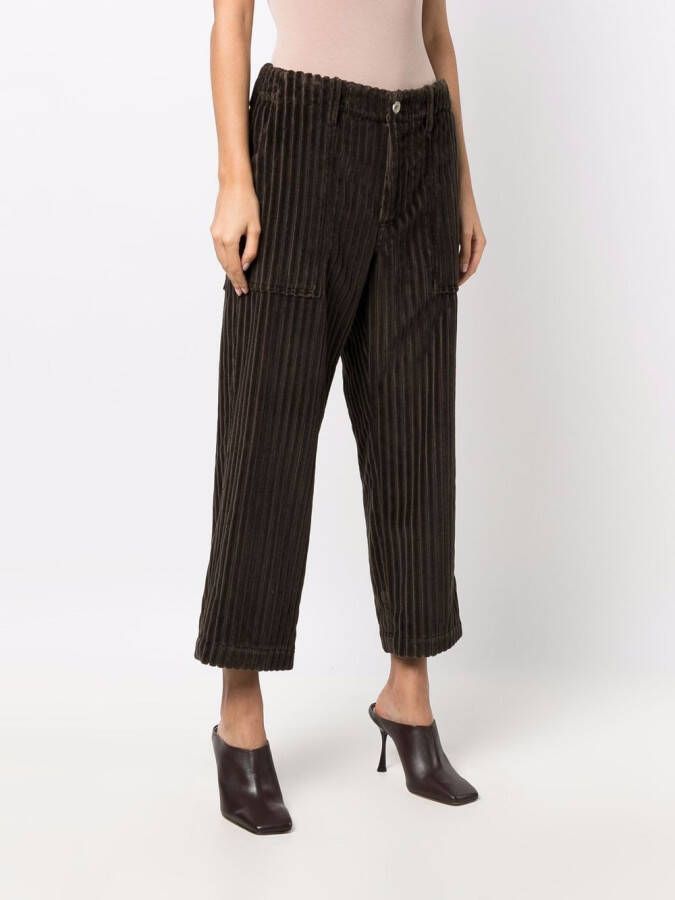 Jejia Ribfluwelen broek Bruin