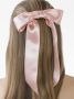 Jennifer Behr Baret met strik Roze - Thumbnail 3