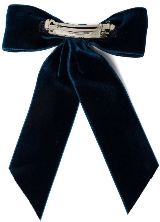 Jennifer Behr Fluwelen clip Blauw