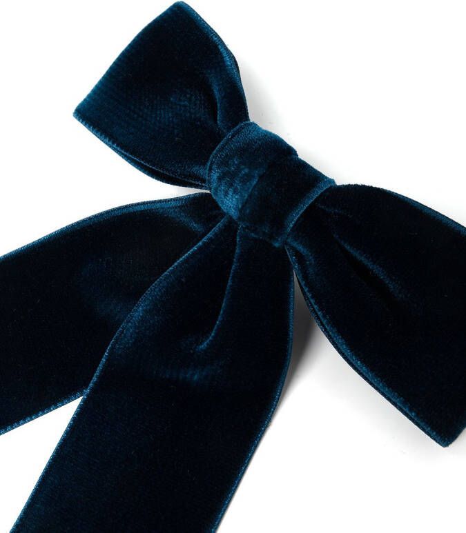 Jennifer Behr Fluwelen clip Blauw
