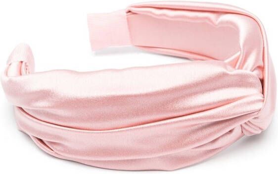 Jennifer Behr Haarband met geknoopt detail Roze