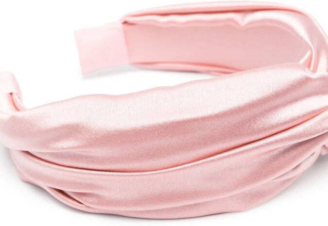 Jennifer Behr Haarband met geknoopt detail Roze