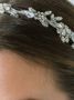 Jennifer Behr Haarband verfraaid met kristal Zilver - Thumbnail 3