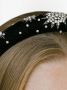Jennifer Behr Haarband verfraaid met kristallen Zwart - Thumbnail 2