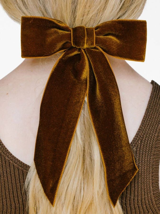 Jennifer Behr Fluwelen baret Bruin